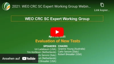 Evaluation of new tests