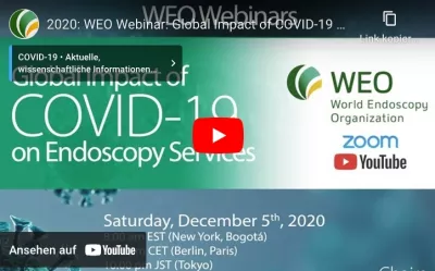 Global impact of covid 19 on endoscopy services